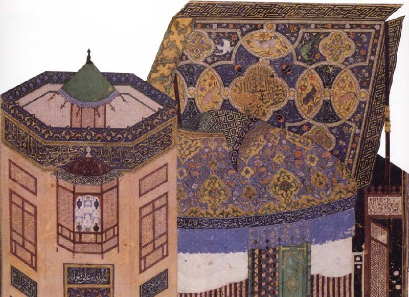 unknow artist Dome of the sultan s tent